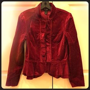 WHBM Velvet jacket